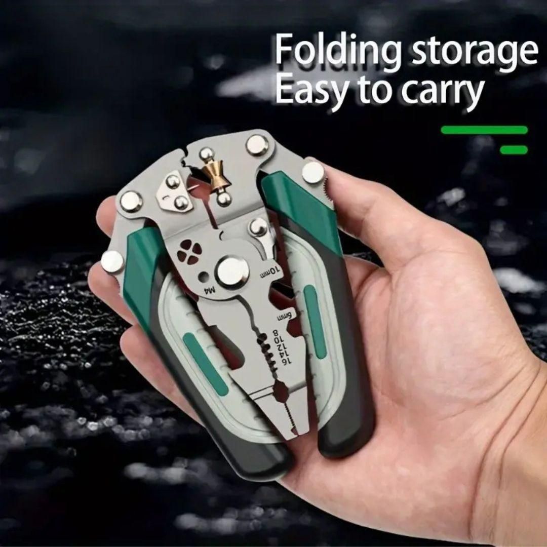Foldable Multi-Tool Pliers for Electricians (Pack of 1)